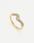 MOLTEN SNOW STACKING RING Ring