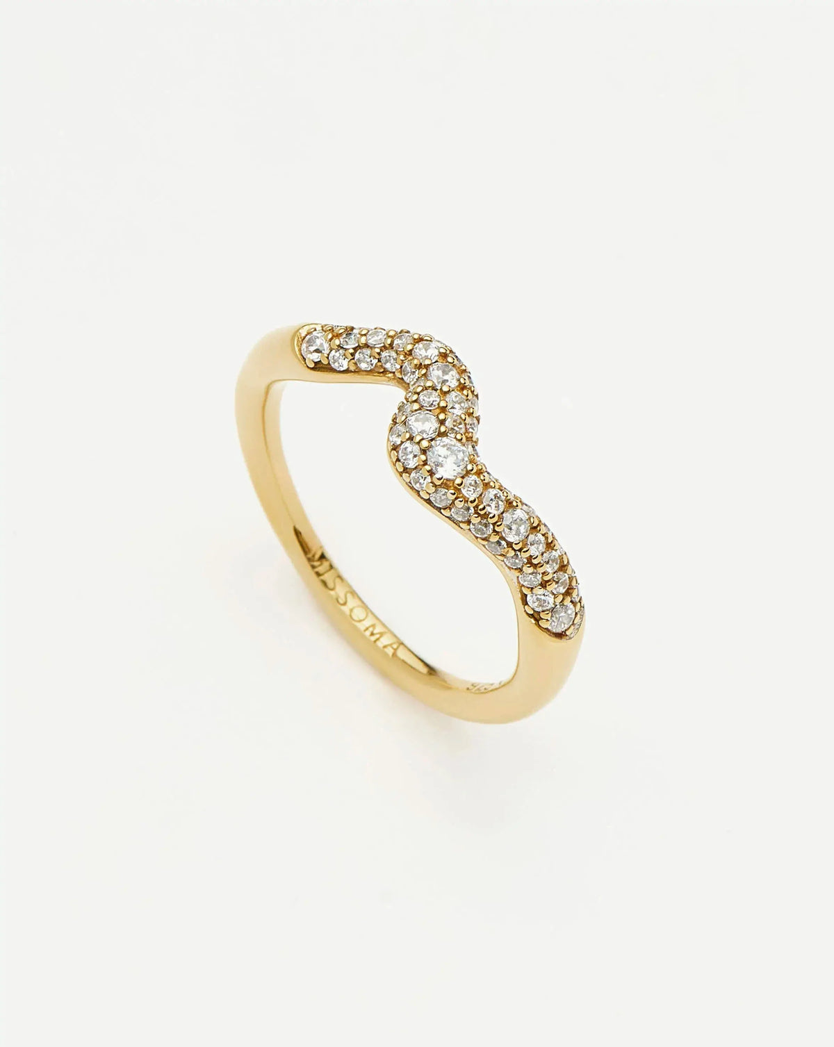 MOLTEN SNOW STACKING RING Ring