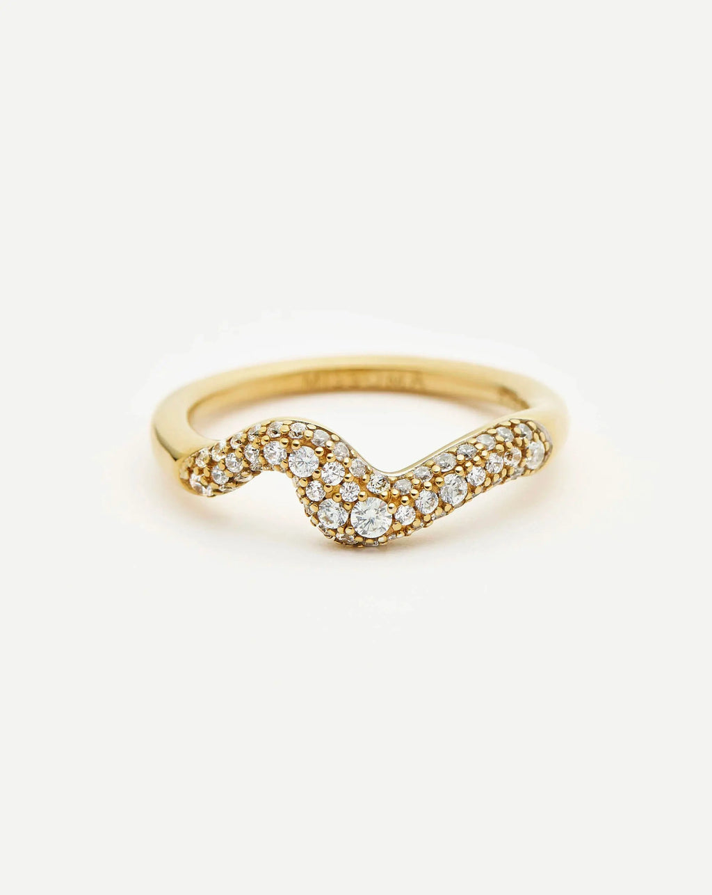 MOLTEN SNOW STACKING RING Ring