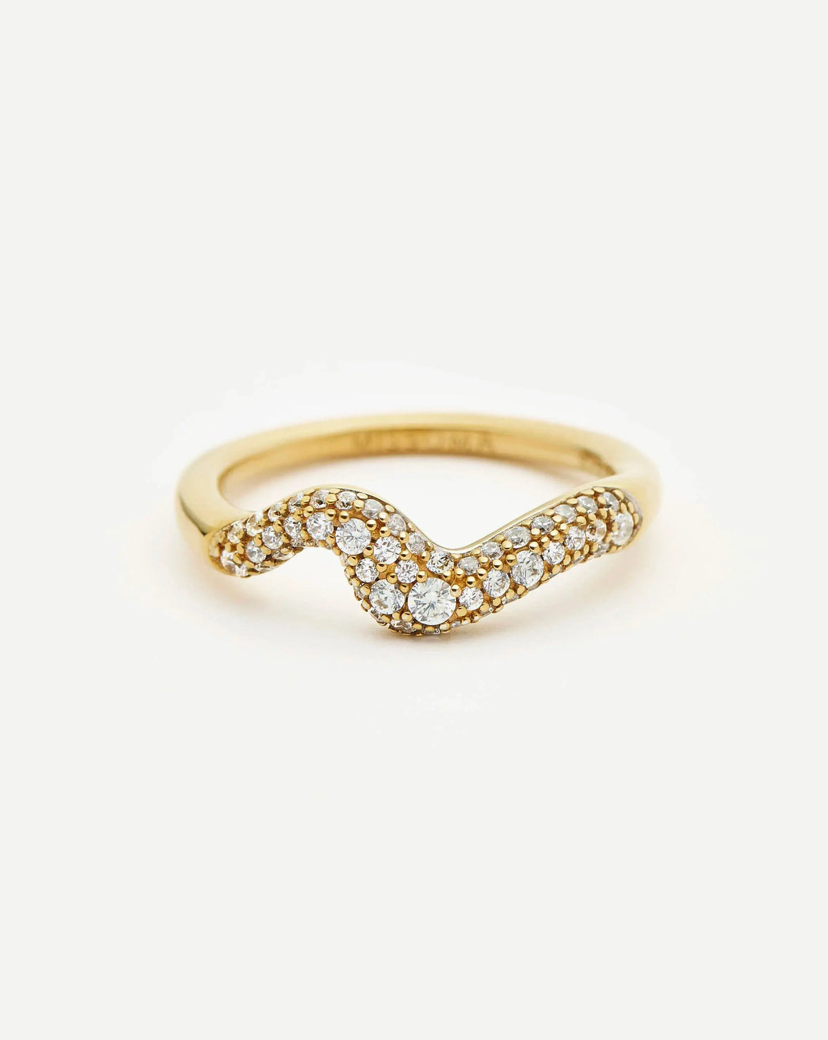 MOLTEN SNOW STACKING RING Ring