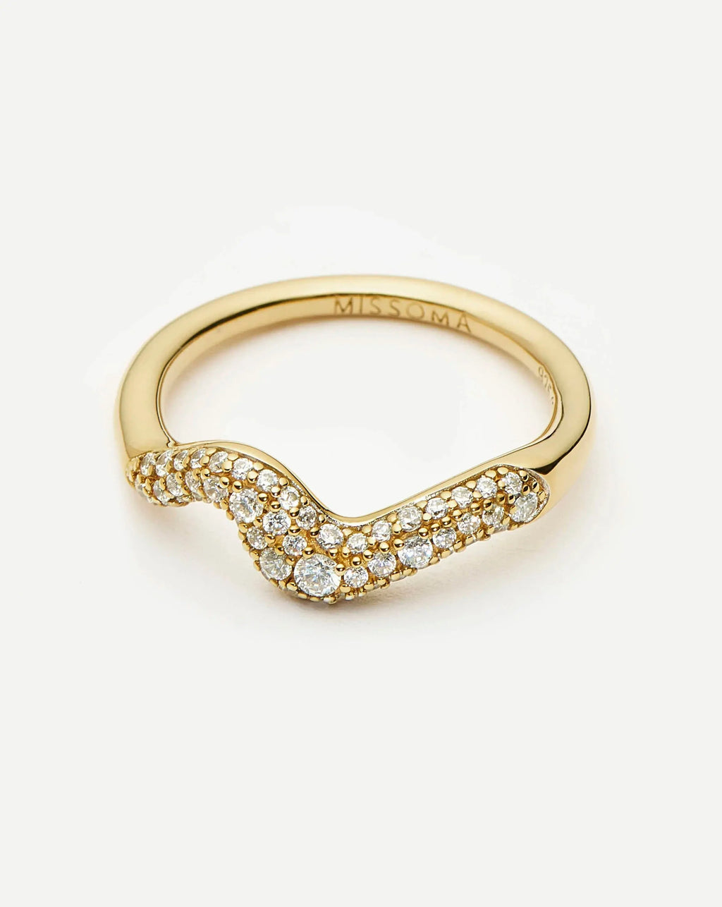 MOLTEN SNOW STACKING RING Ring