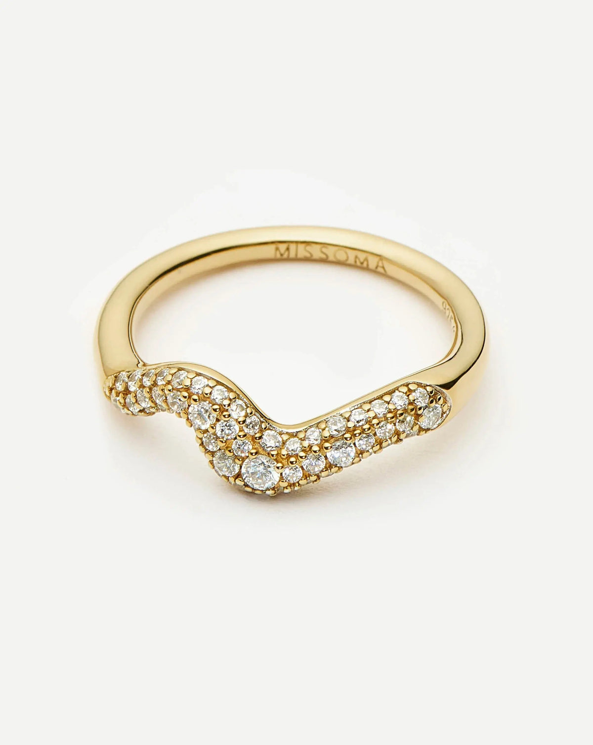 MOLTEN SNOW STACKING RING Ring