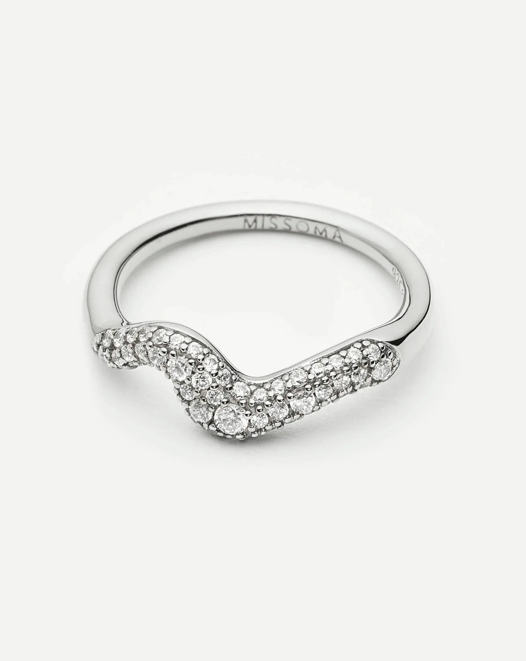 MOLTEN SNOW STACKING RING Ring