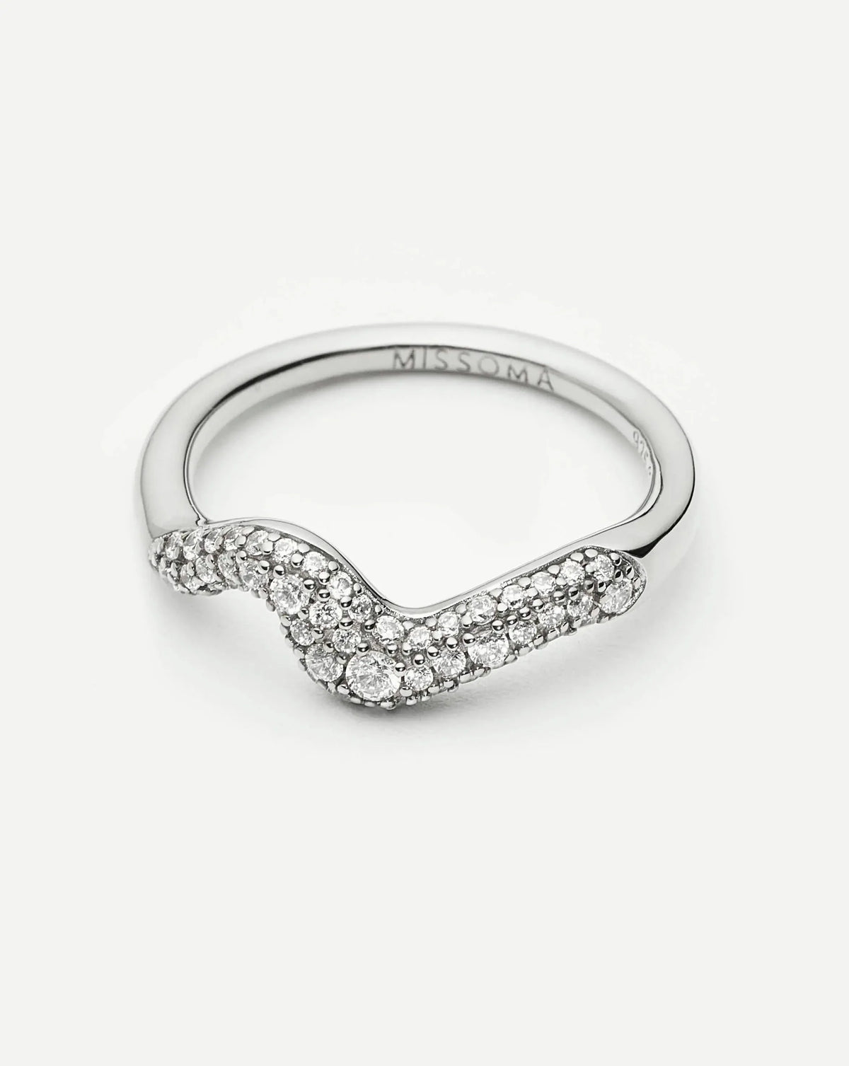 MOLTEN SNOW STACKING RING Ring