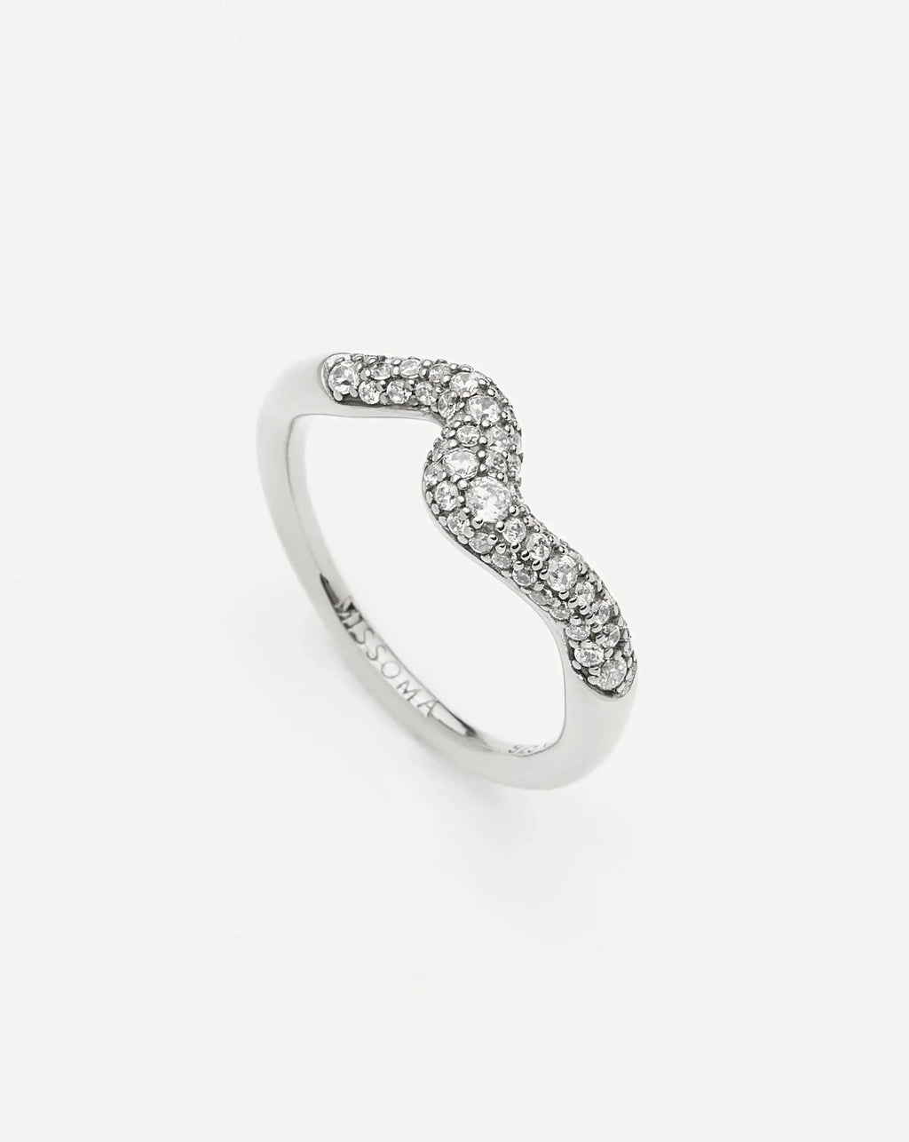 MOLTEN SNOW STACKING RING Ring