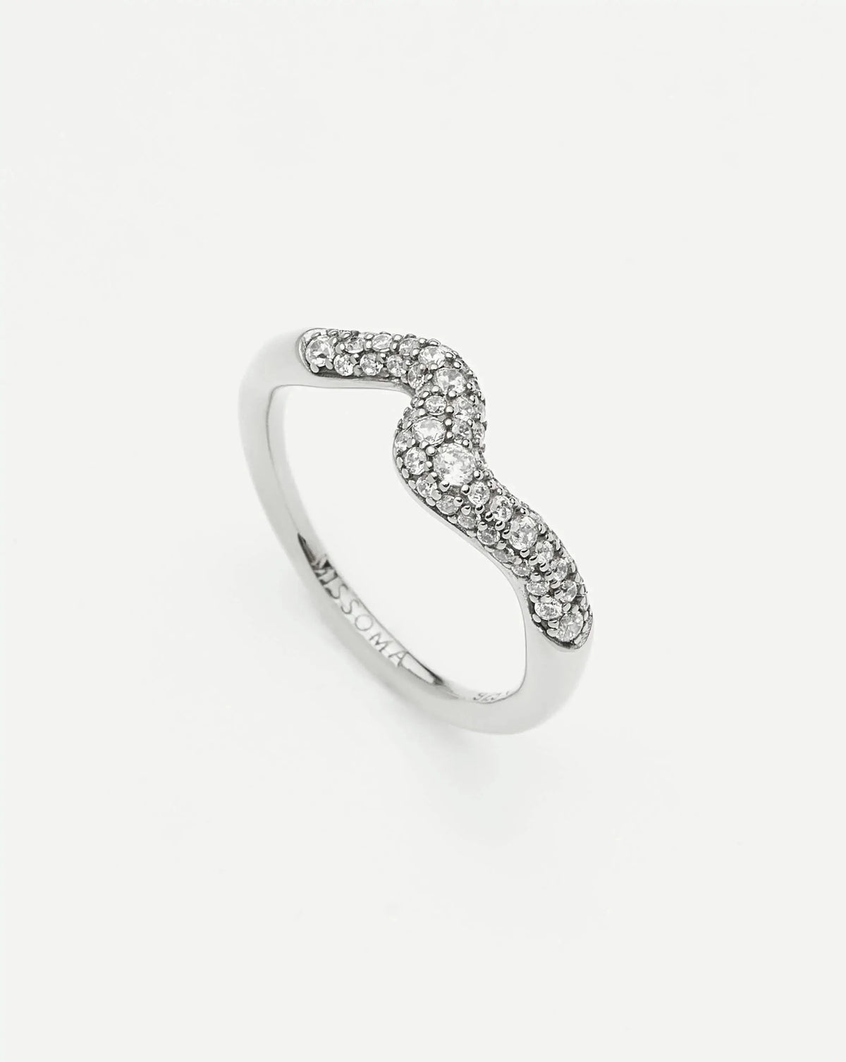 MOLTEN SNOW STACKING RING Ring