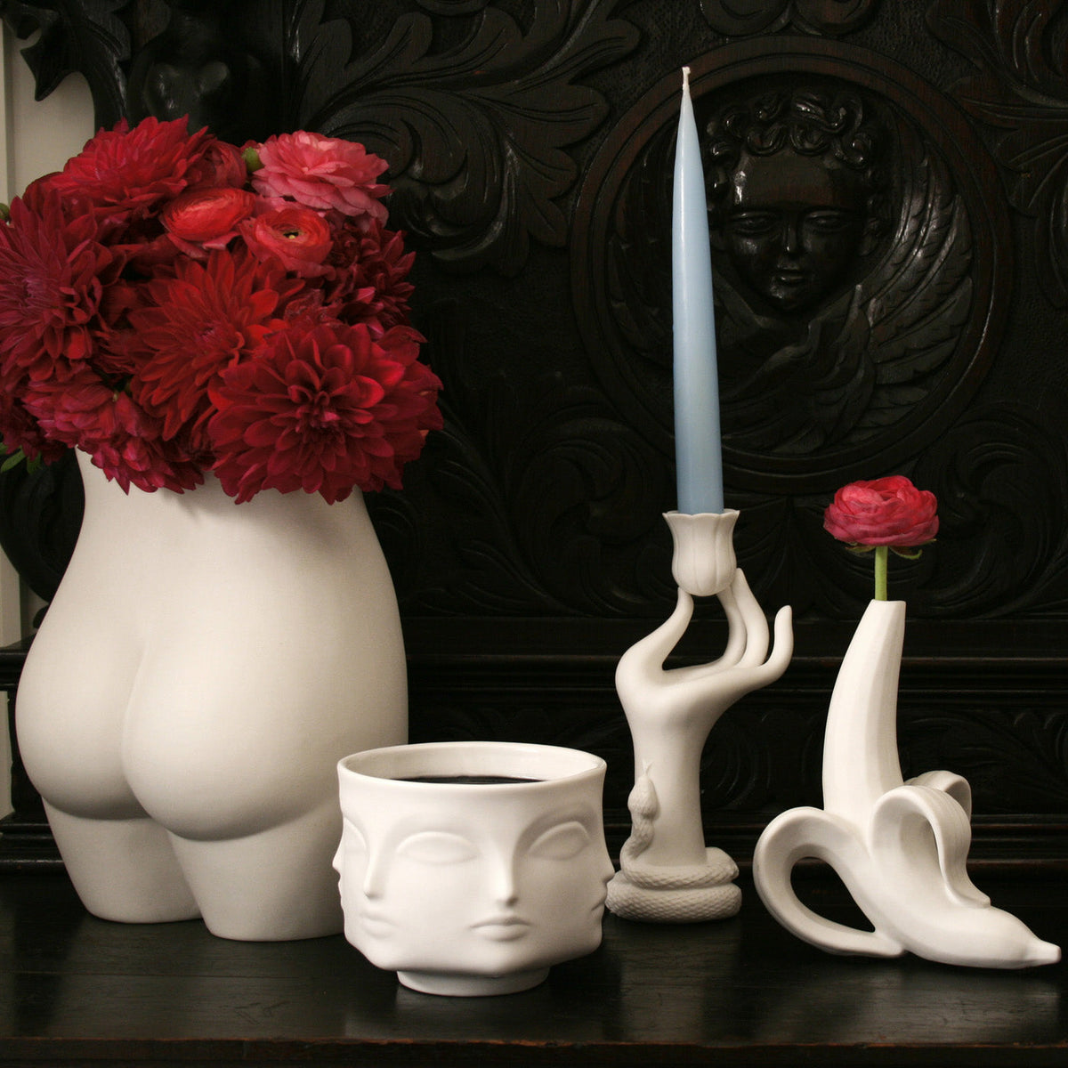 Muse Edie Vase - White - 7114 Interiør/Livsstil