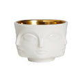 Muse Votive Holder - White/Gold Interior - 27752 Interiør/Livsstil