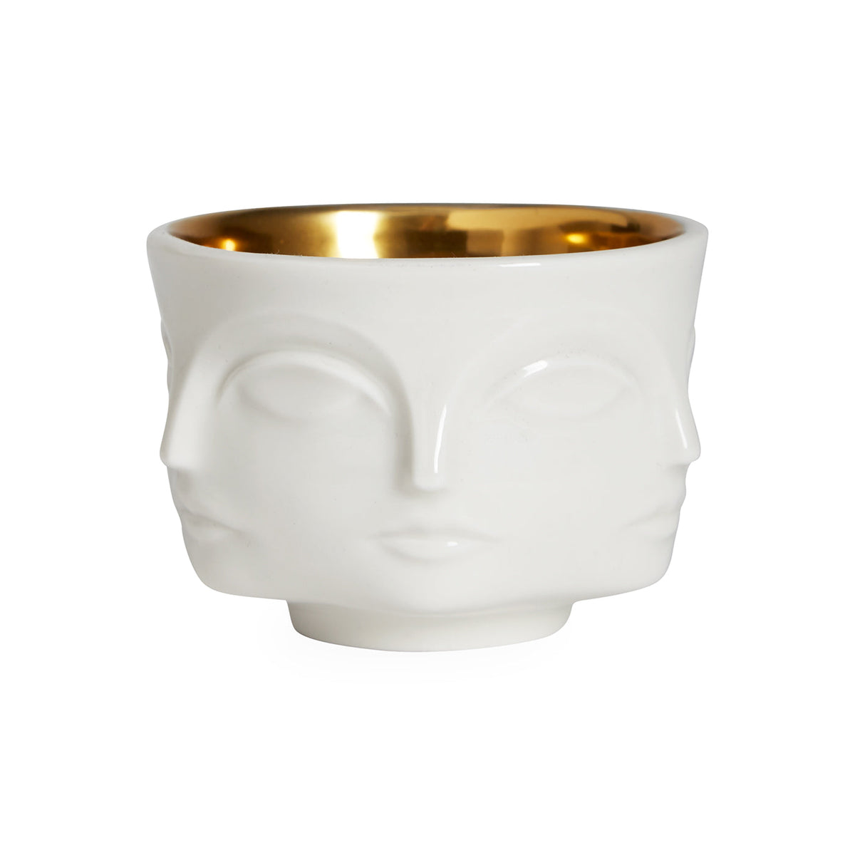 Muse Votive Holder - White/Gold Interior - 27752 Interiør/Livsstil