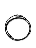 Wrap-Around String Bracelet – Black