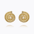 OCEAN PEARL EARRINGS GOLD Ørepynt