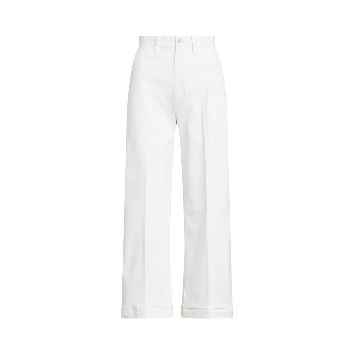 WD LG CHINO-CROPPED-FLAT FRONT Bukse