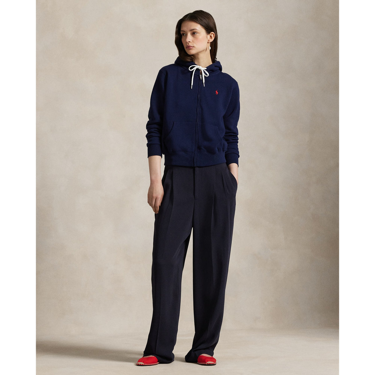 KNIT-FULL ZIP-SWEATSHIRT Genser