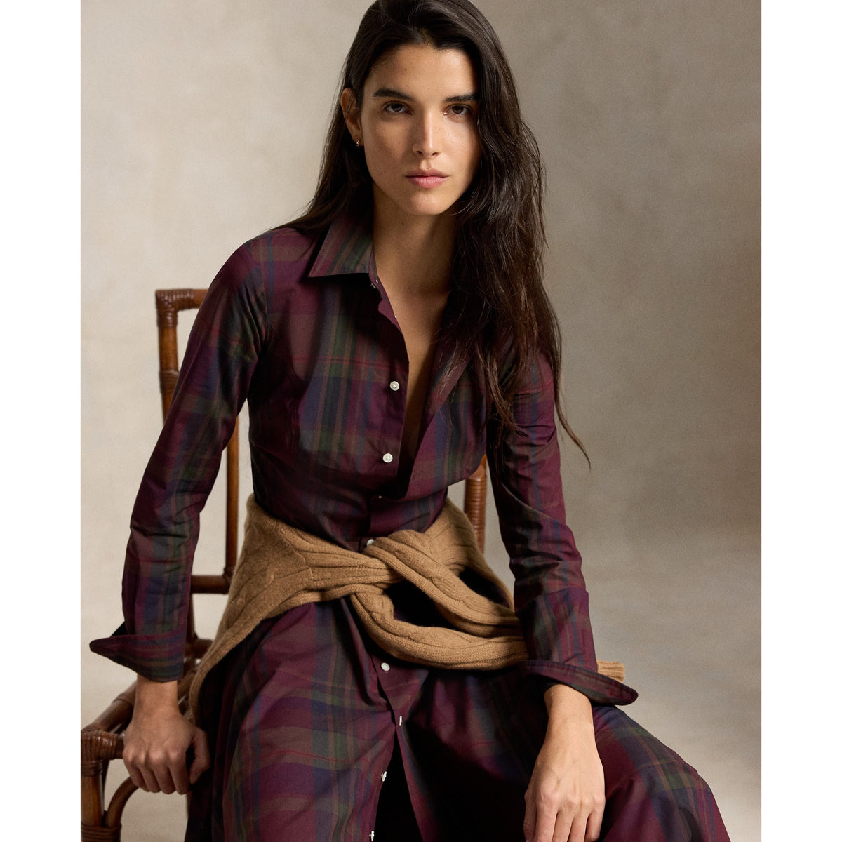 WOVEN-SHIRT DRESS-DRESSES Kjoler