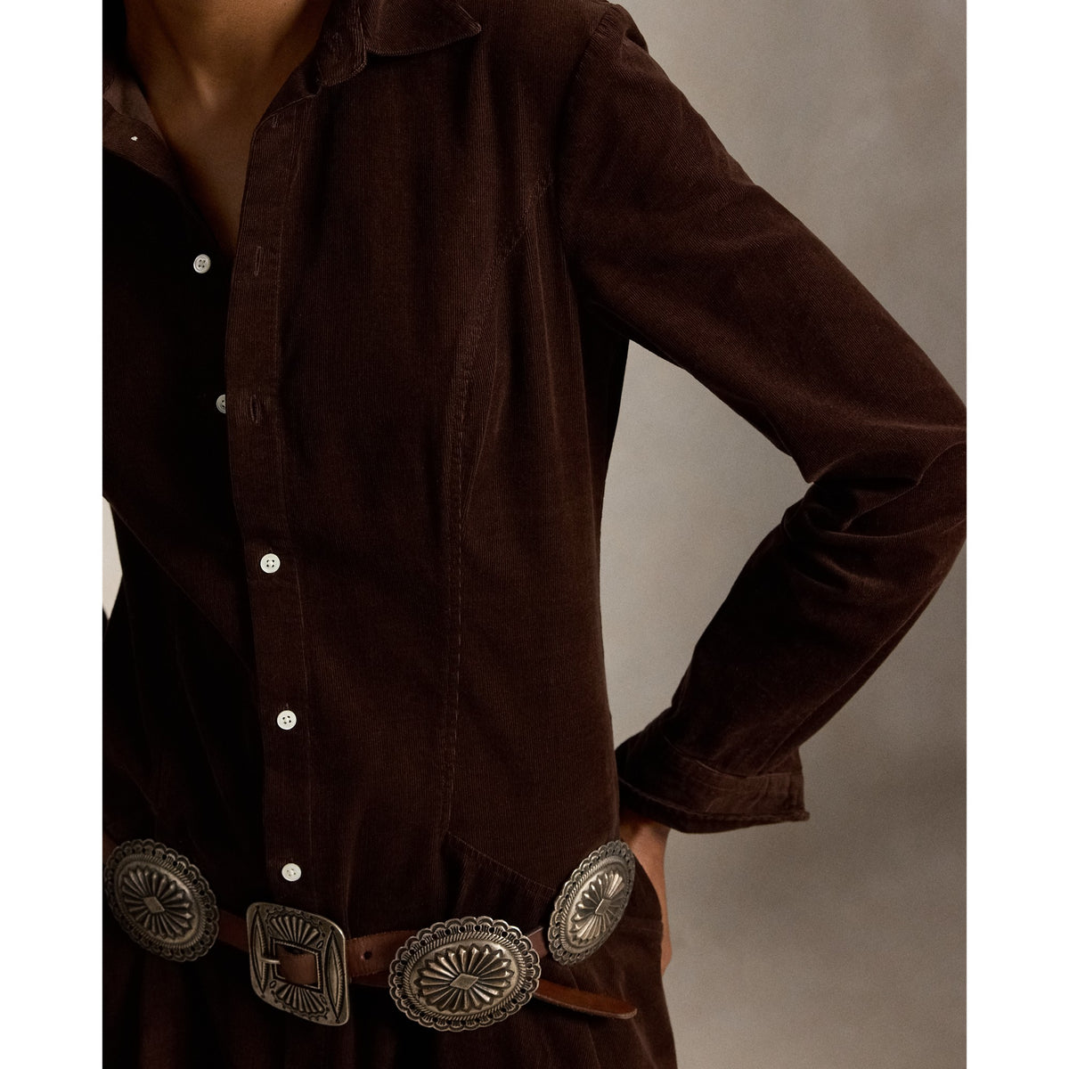 WOVEN-SHIRT DRESS-DRESSES Kjoler