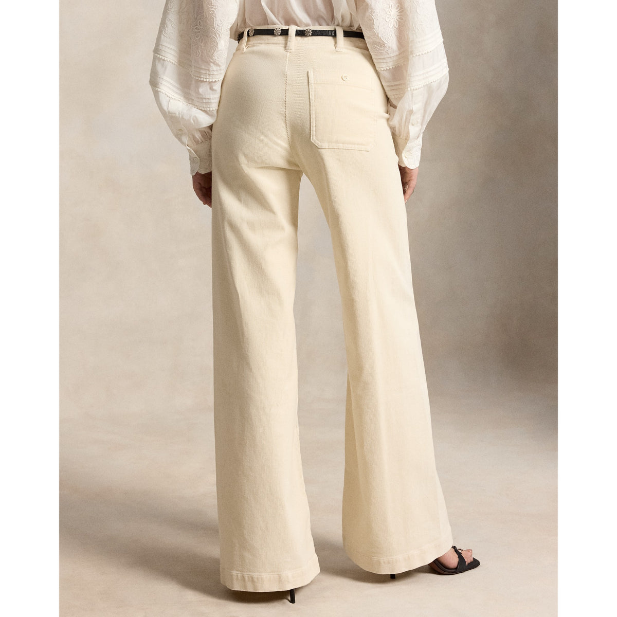 WOVEN-FLARE-PANTS Jeans