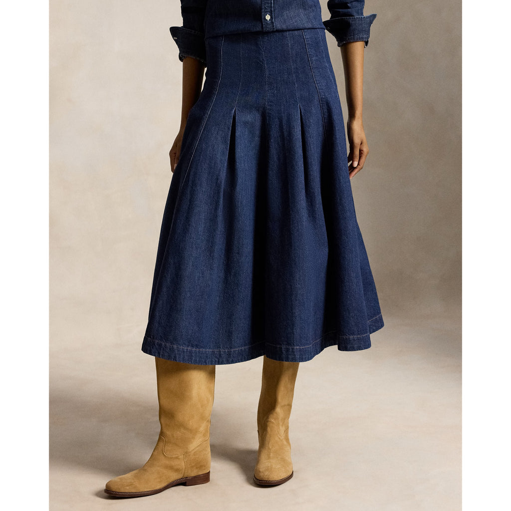 WOVEN-A LINE-SKIRT Skjørt