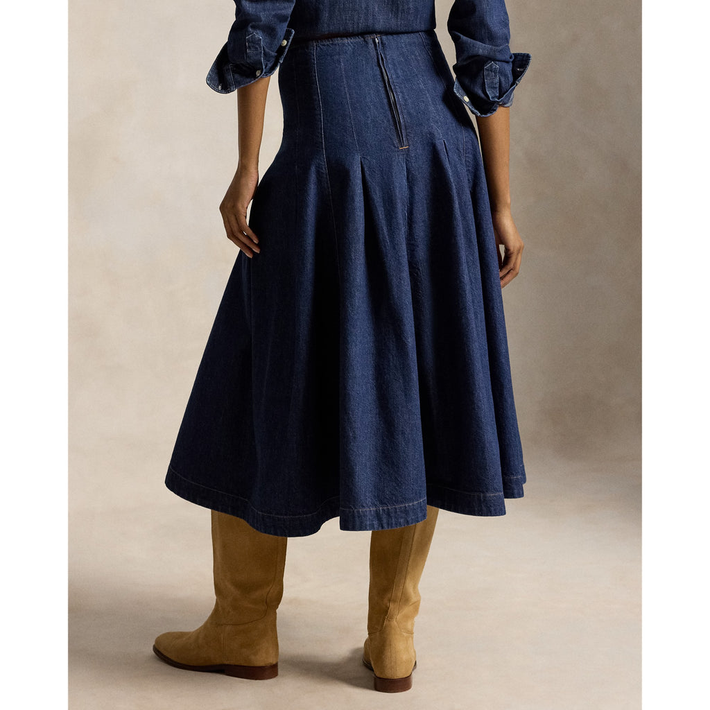 WOVEN-A LINE-SKIRT Skjørt