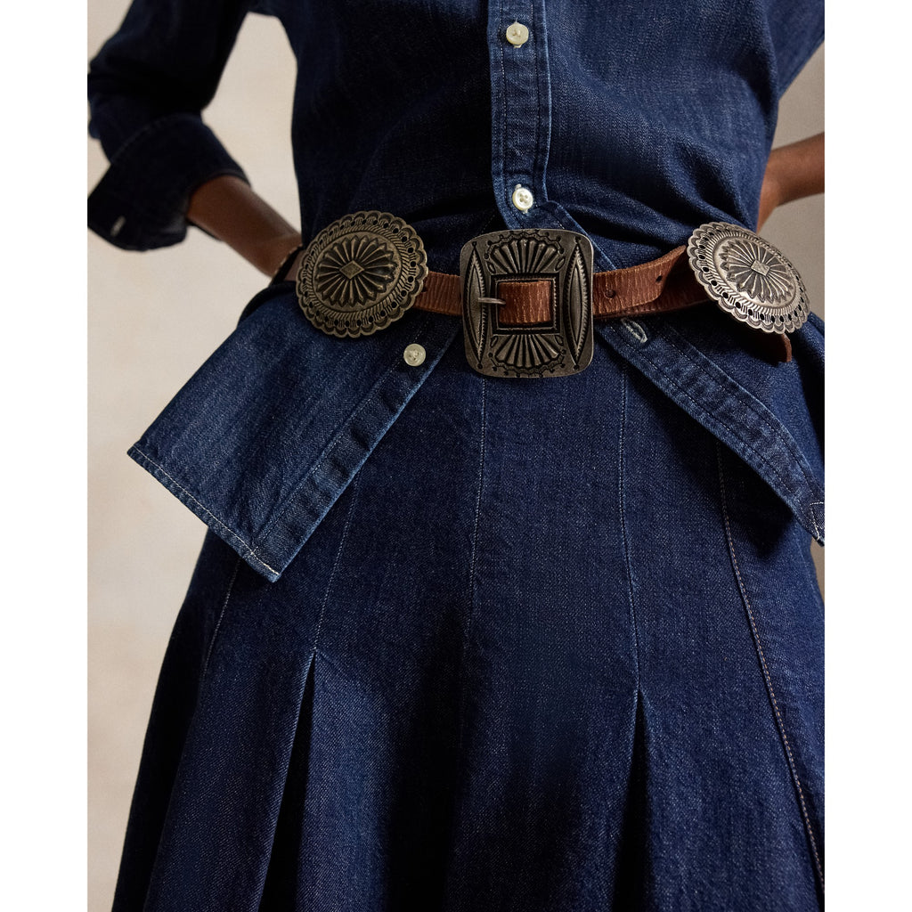 WOVEN-A LINE-SKIRT Skjørt