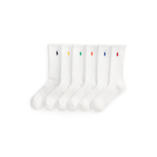 Performance Cotton Crew Sock 6 Pack