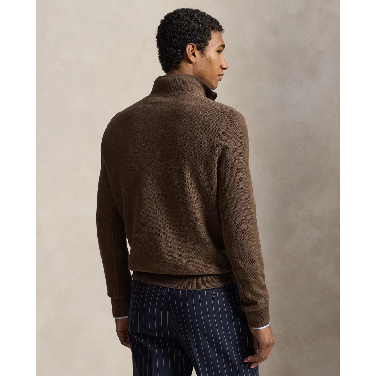 SWEATER-HALF ZIP Genser