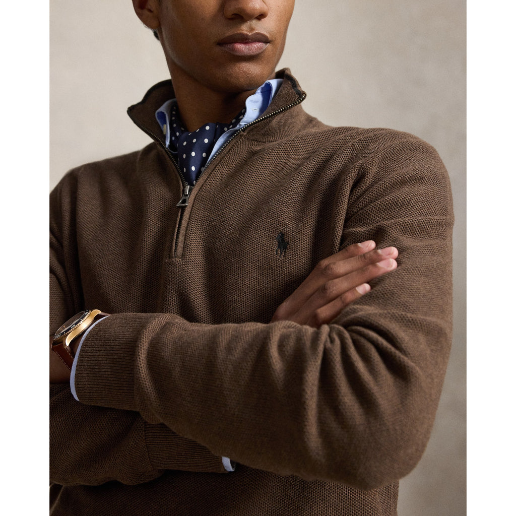 SWEATER-HALF ZIP Genser