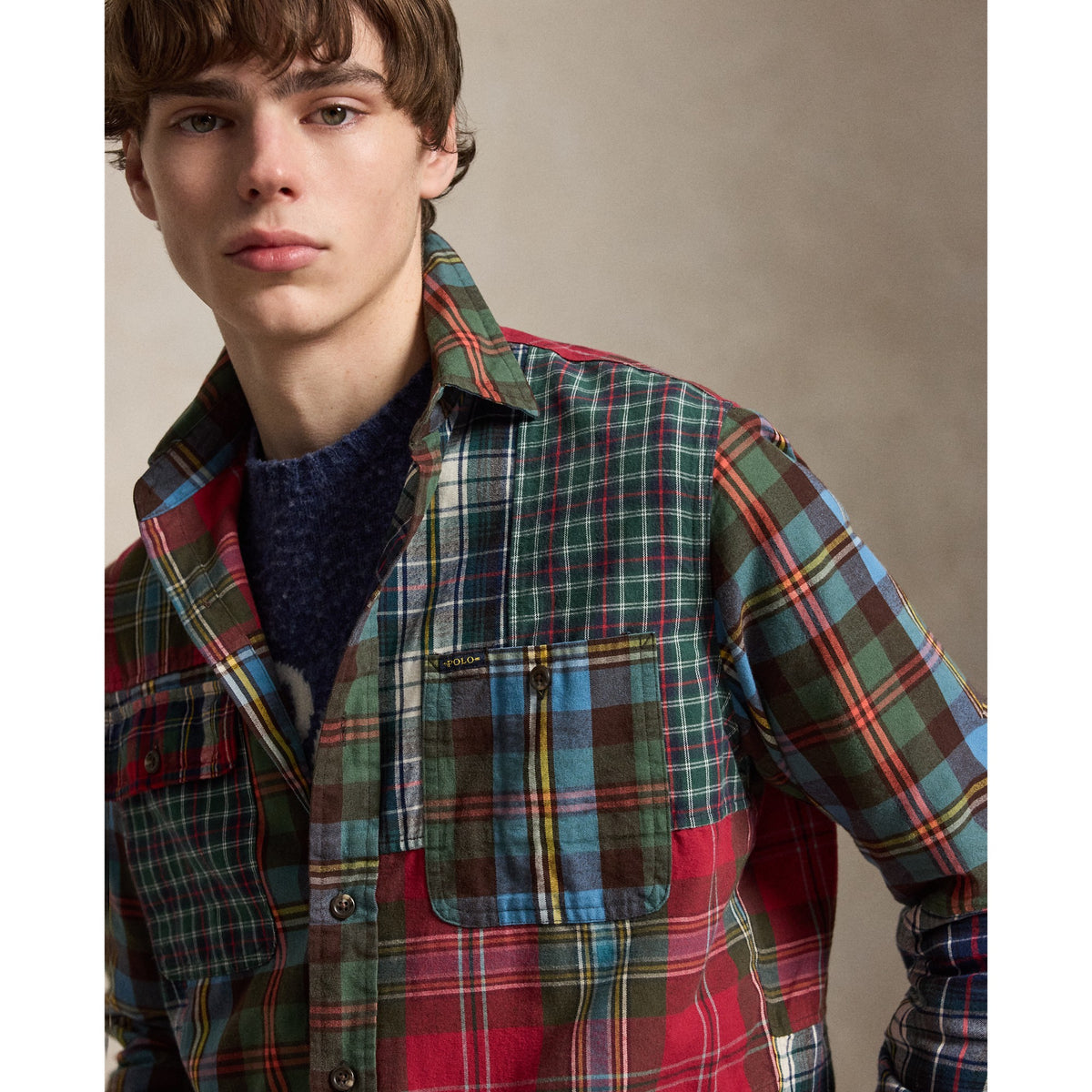 Woven-Sport Shirt-Shirt Skjorter og bluser