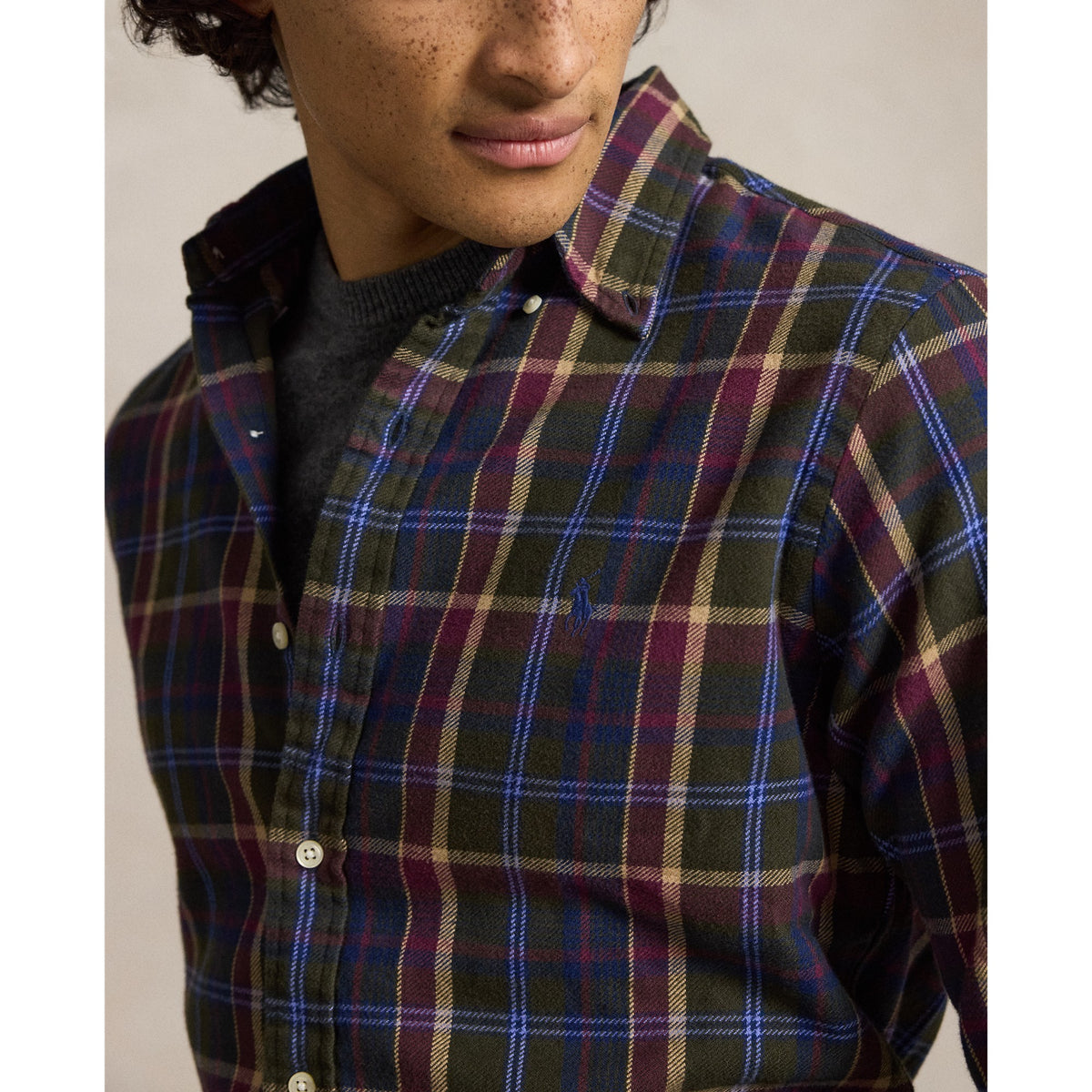 Woven-Sport Shirt-Shirt Skjorter og bluser