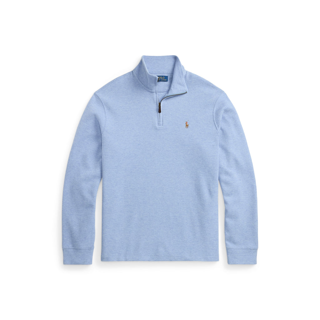 KNIT-HALF ZIP-PULLOVER Genser