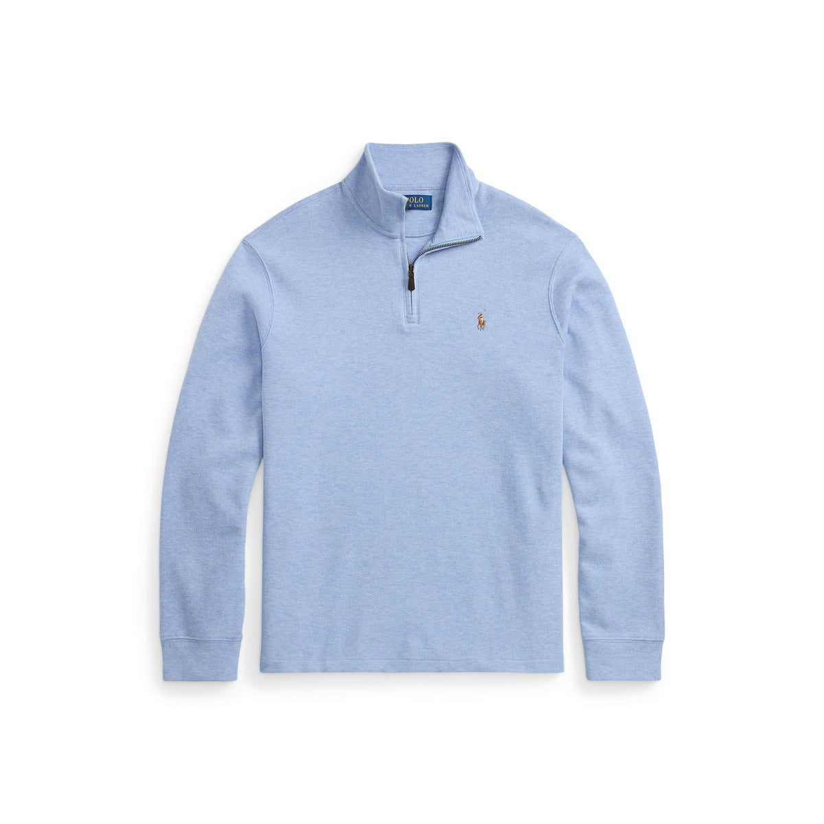 KNIT-HALF ZIP-PULLOVER Genser