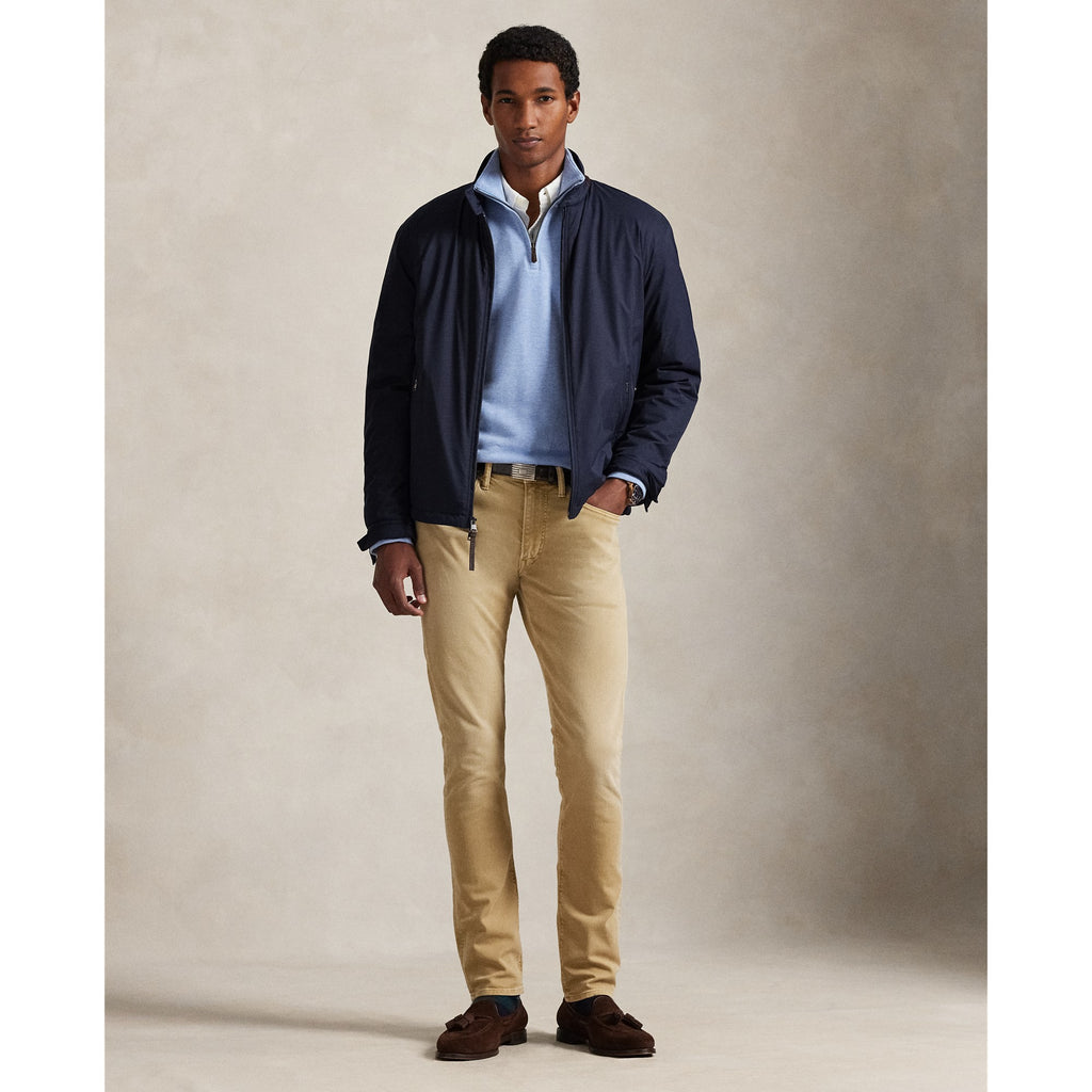 KNIT-HALF ZIP-PULLOVER Genser