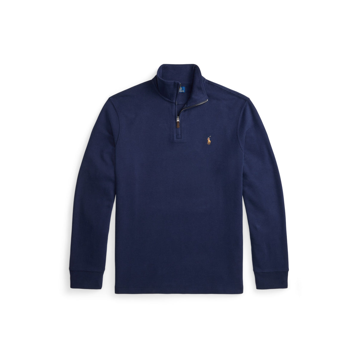KNIT-HALF ZIP-PULLOVER Genser