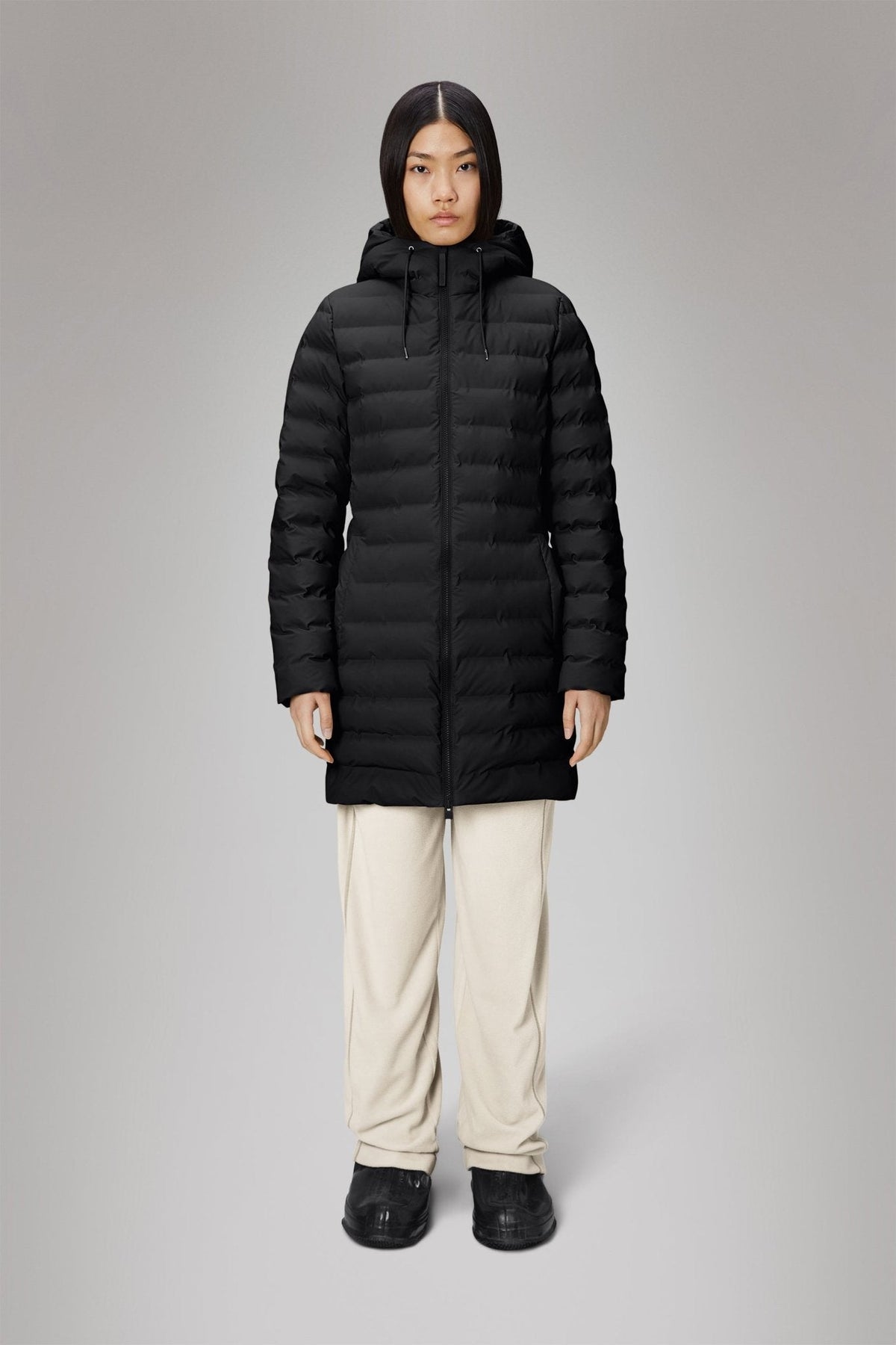 Lohja Long Puffer Curve Jacket W3T3 Yttertøy