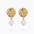 ROSITA PEARL EARRINGS GOLD Ørepynt