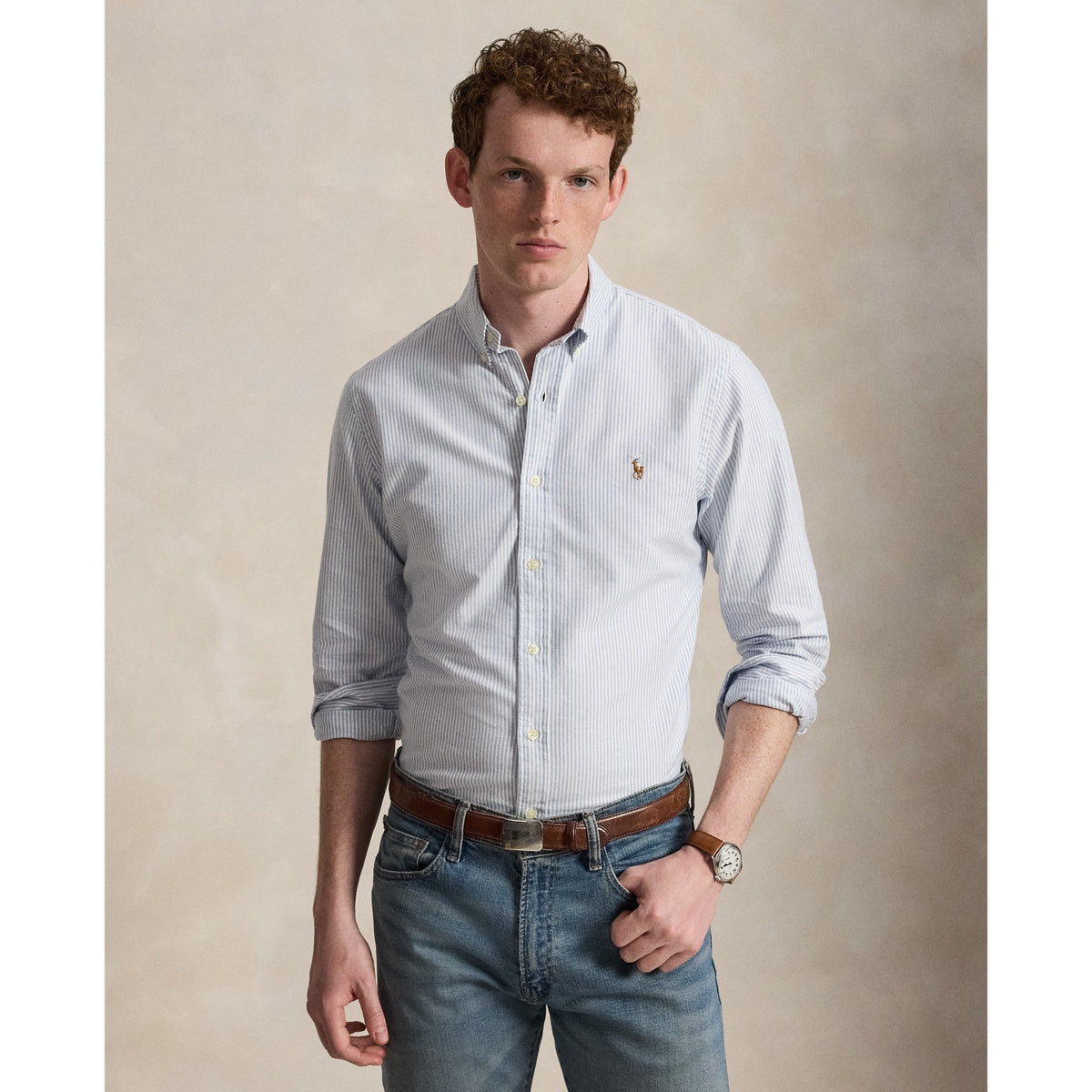 Sl Bd Ppc Sp-Long Sleeve-Sport Shirt Skjorte