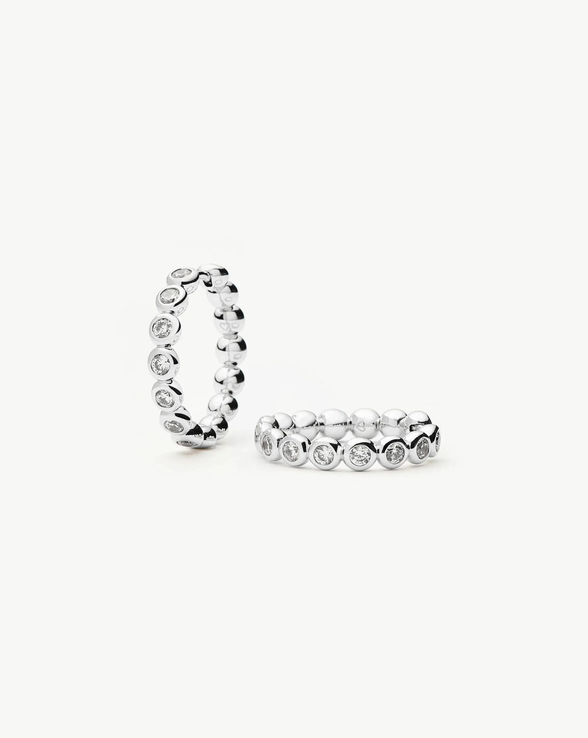 Tennis Medium Hoop Earrings Ørepynt