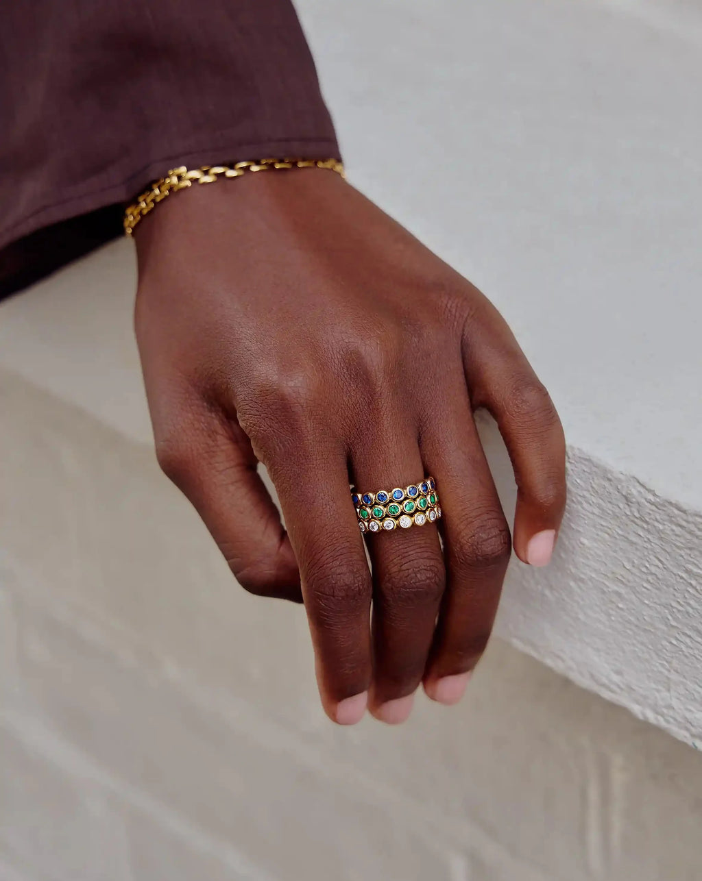 Tennis Stacking Ring Ring