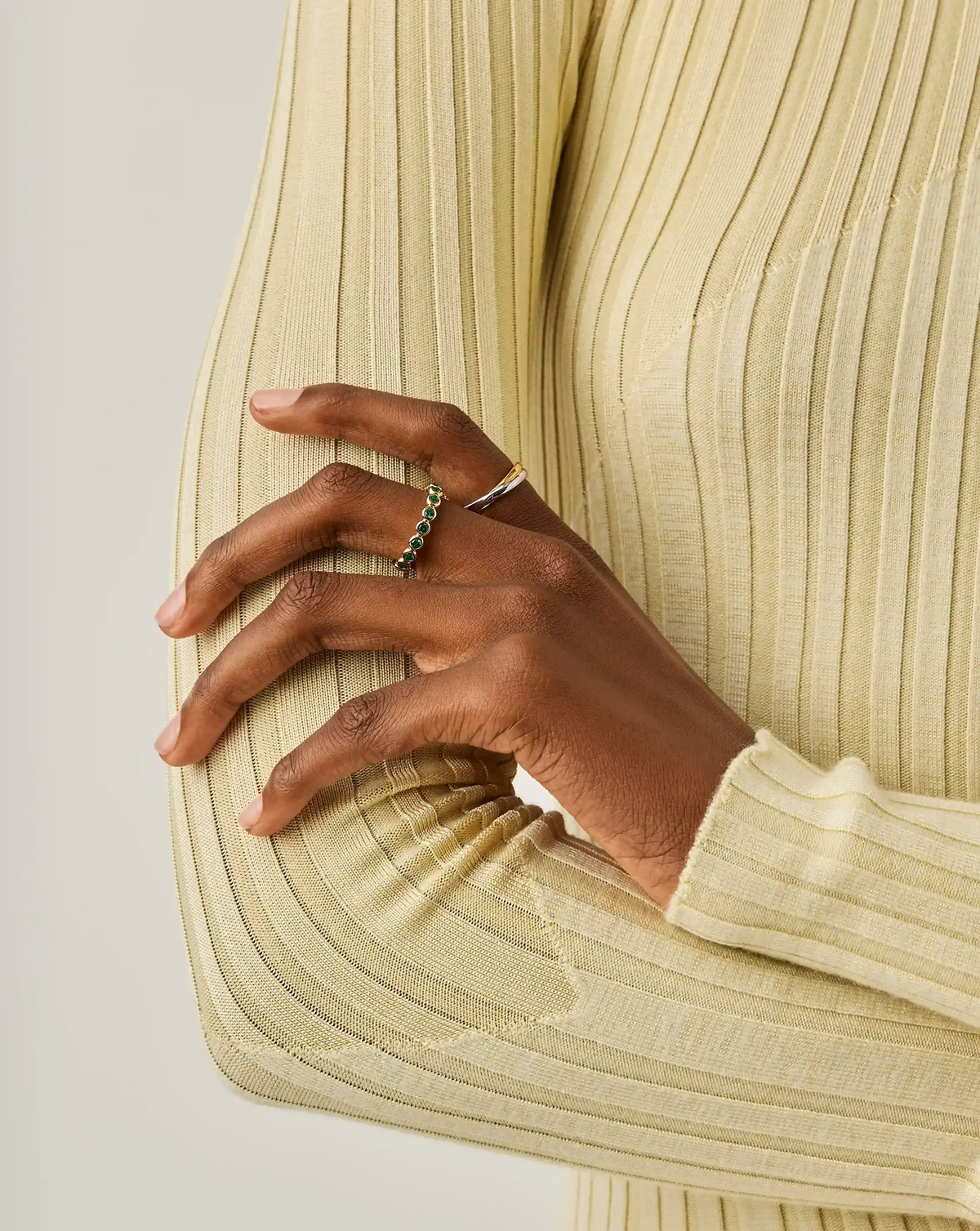 Tennis Eternity Stacking Ring Ring