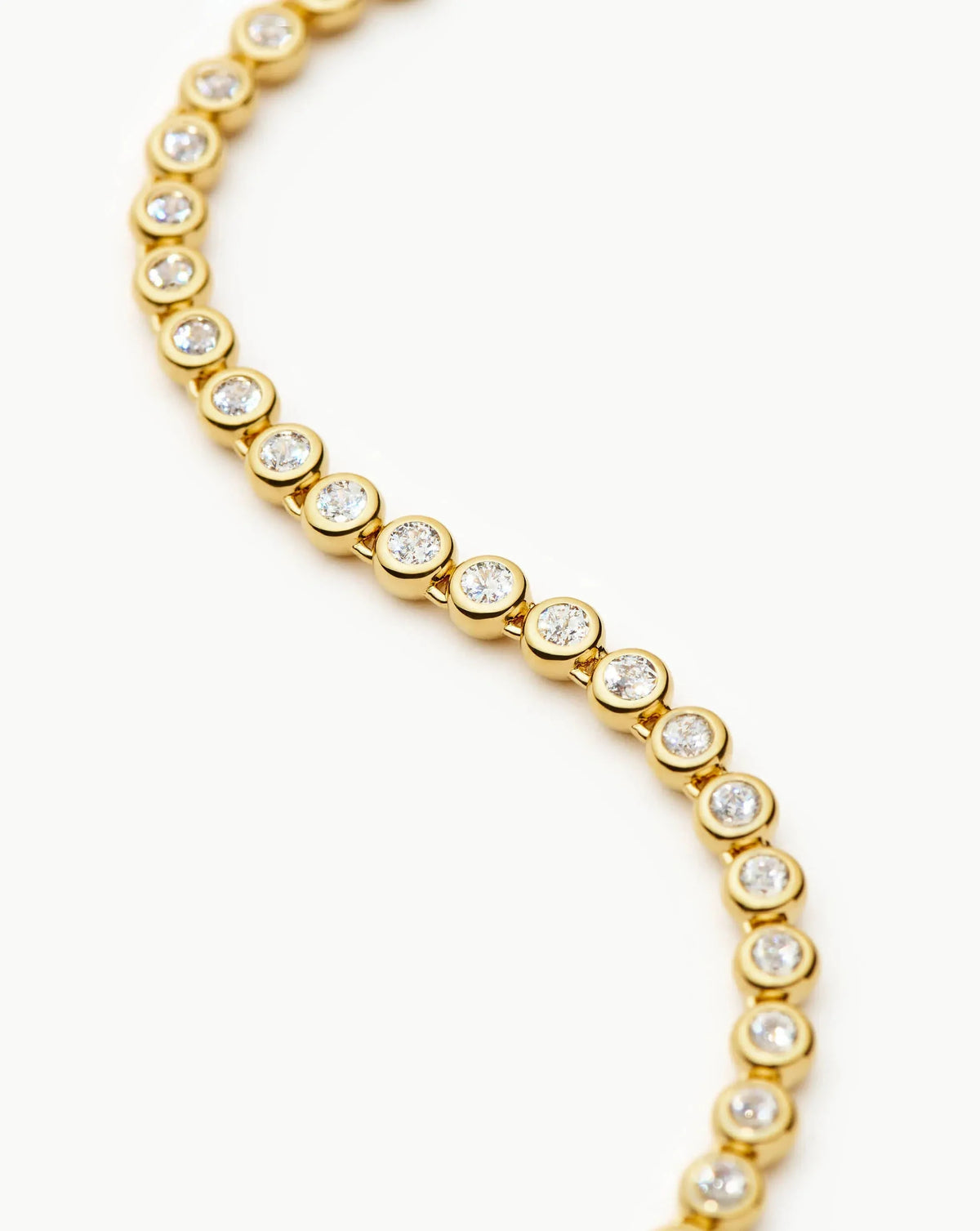 Tennis Round Necklace Smykke