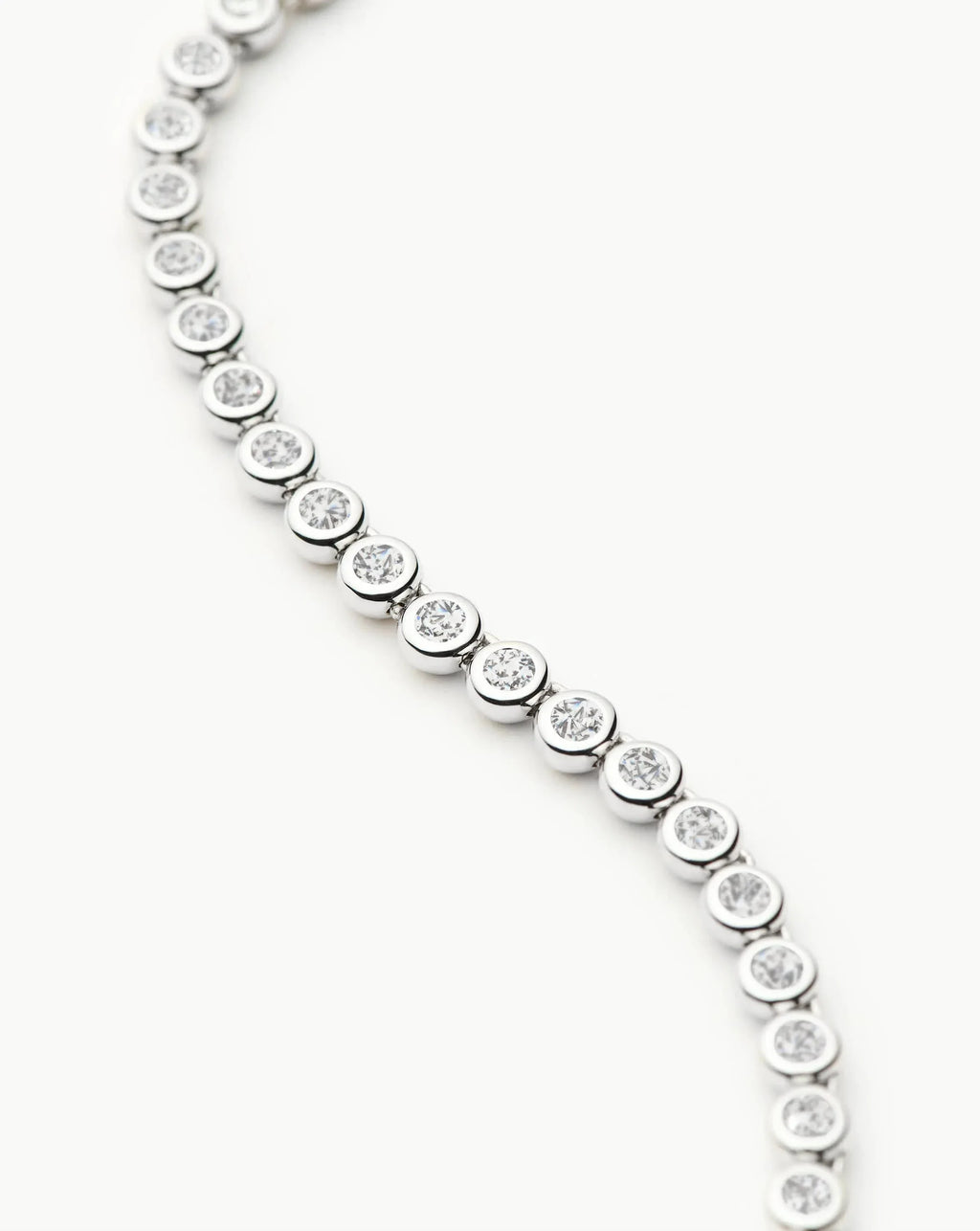Tennis Round Necklace Smykke