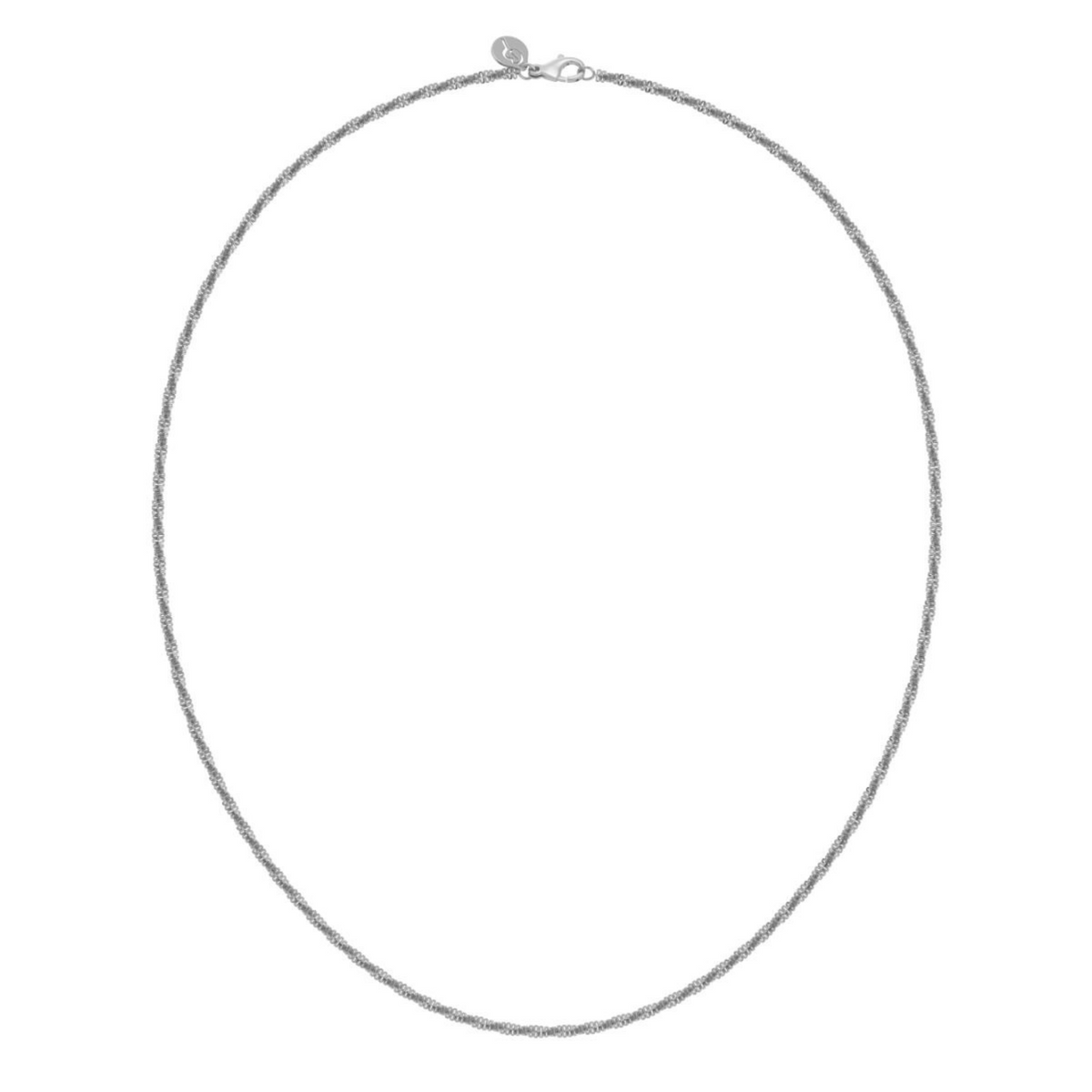 Tinsel Thin Necklace Steel Smykke