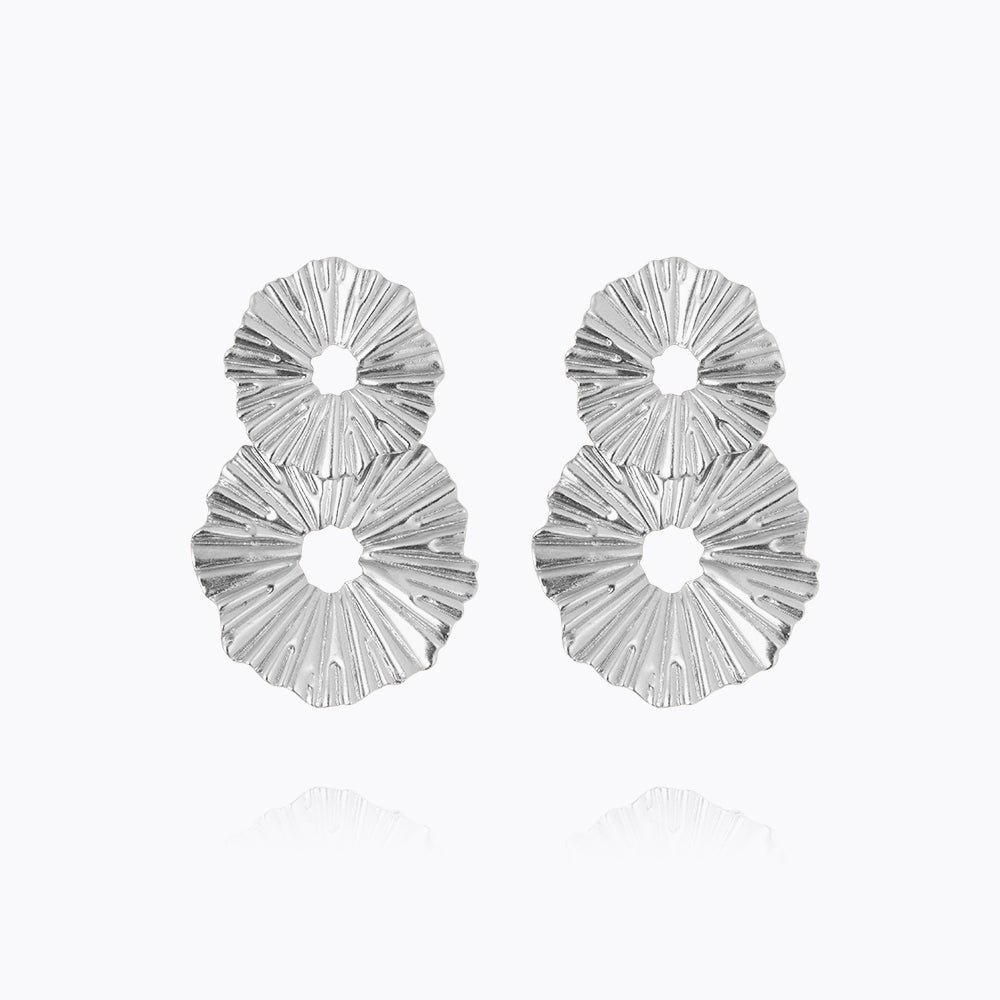 VASSIA EARRINGS RHODIUM Ørepynt