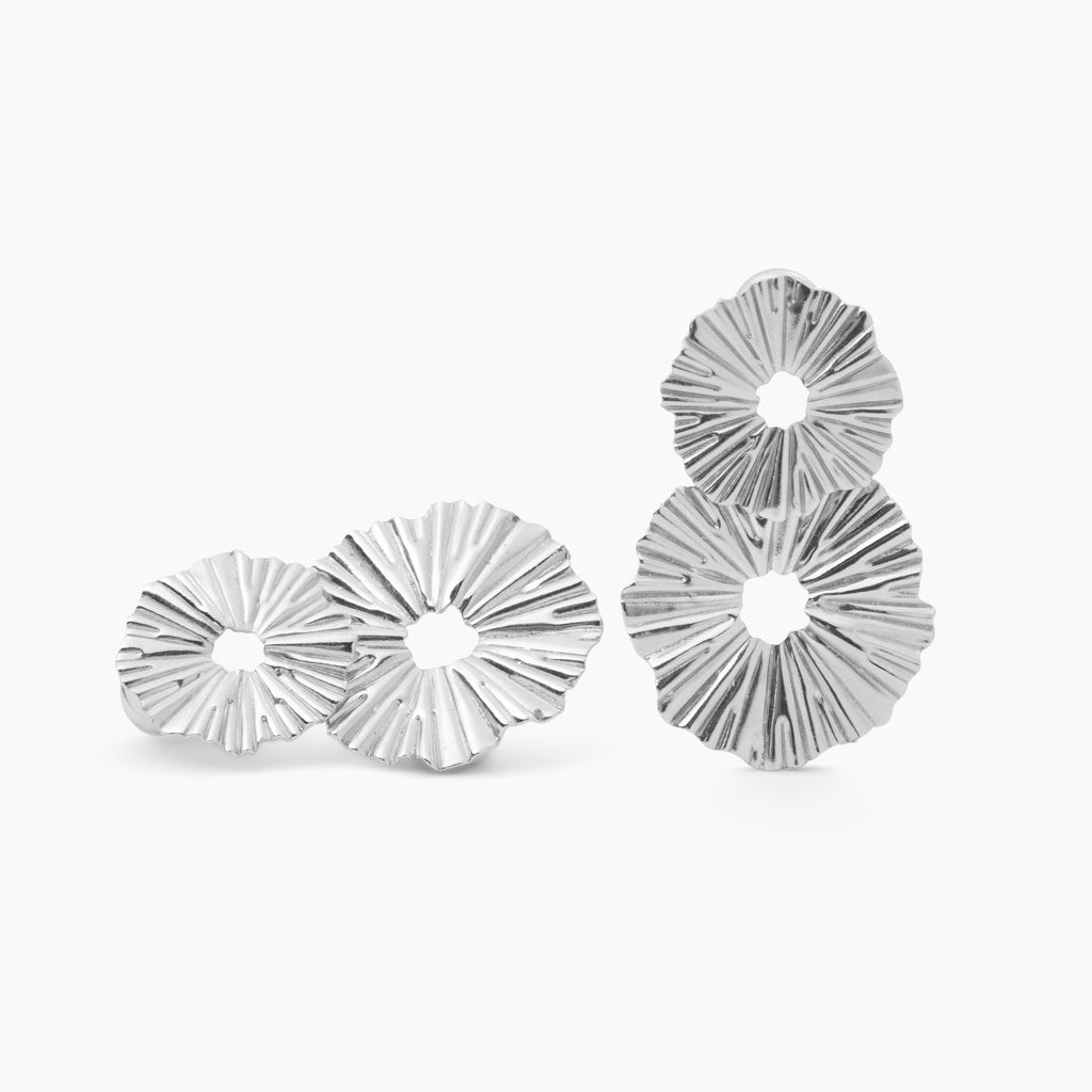 VASSIA EARRINGS RHODIUM Ørepynt