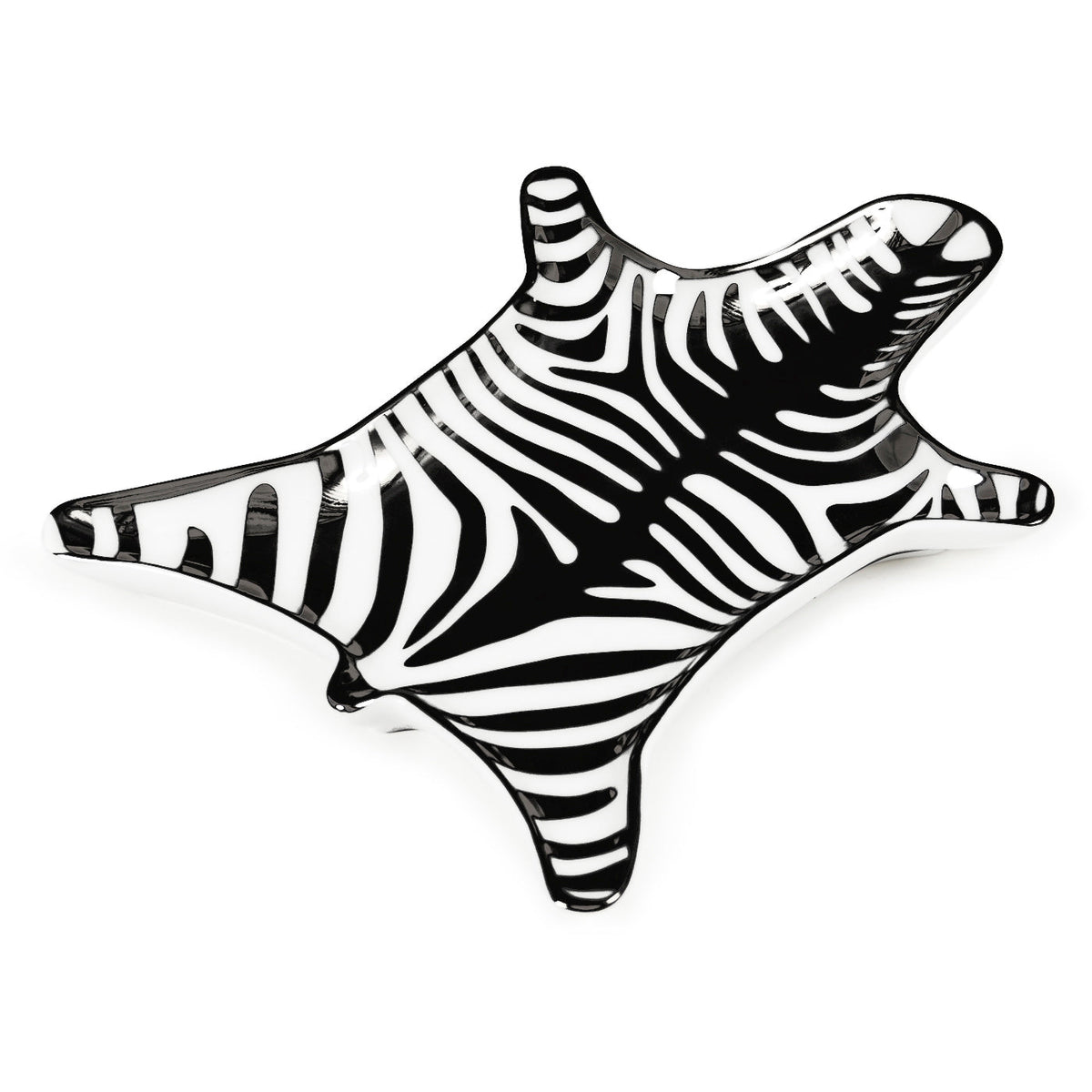 Zebra Stacking Dish - Black and White - 21249 Interiør/Livsstil